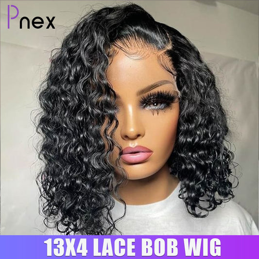 Short Bob Straight Lace Front Closure Wigs Preplucked Baby Hair